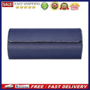 3 Slots Watch Roll Travel Case Portable Leather Display Wristwatch Storage Box