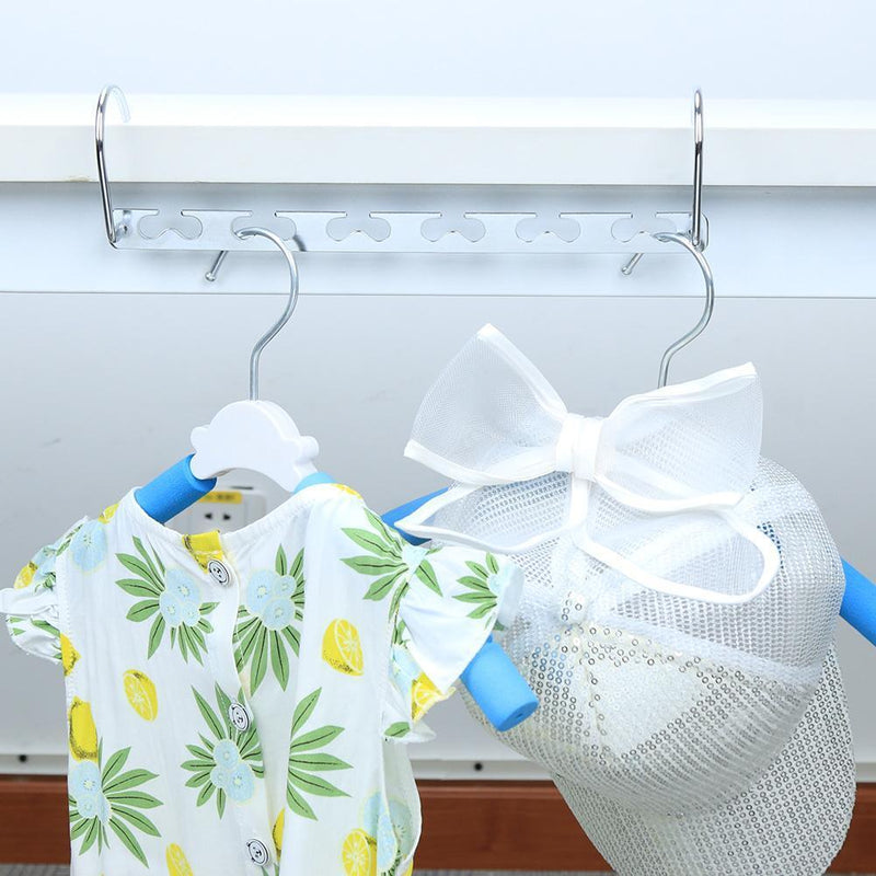 Y Shape Universal Metal Clothes Closet Shirts Hangers Practical Racks(4pcs)