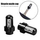 2pcs RISK MTB Bike Tire Valve Cap Inner Tube Valve Dust Cover (Black FV18) Newly