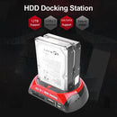 Dual Slot HDD Docking SATA IDE USB2.0 to 2.5 3.5 inch SSD Enclosure (EU)
