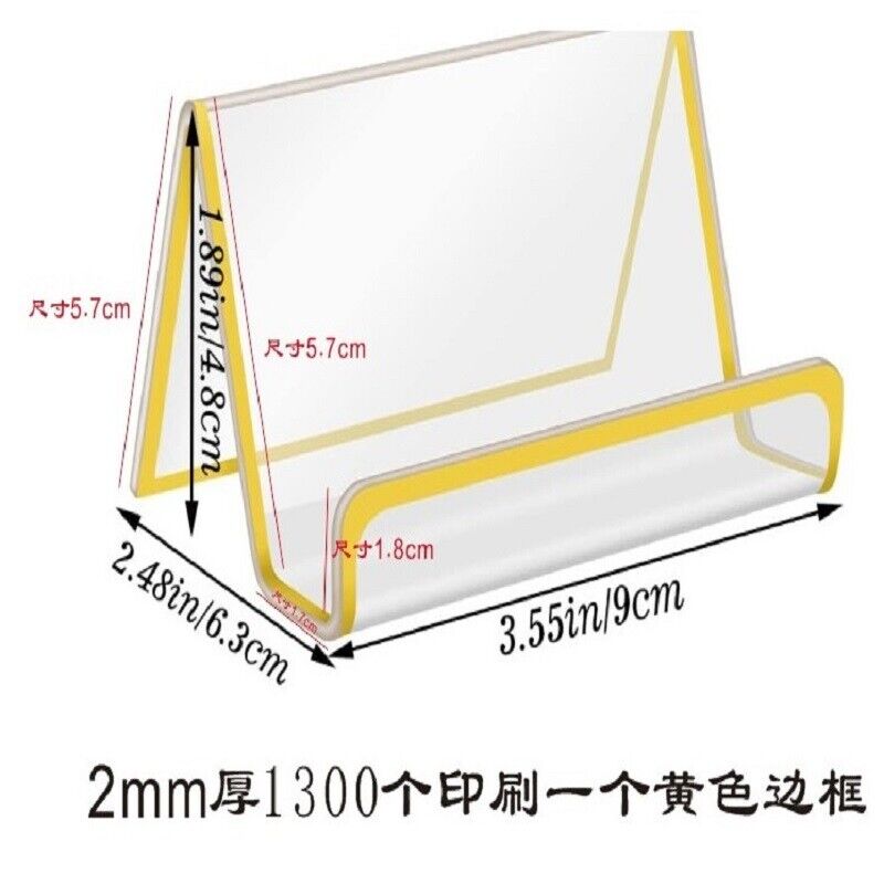 The quality of 12 KP stand brand is 9*6.3*4.8cm the material is acrylic a