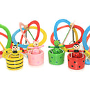 Baby wooden Hanging bed toys/ cartoon hot air balloon design for gifts