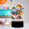 Special Shape Diamond Painting LED Lamp Ornaments Snowman DIY Mosaic Craft Gift
