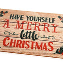 Ornament Hanging Wood Plaque Wall Art Merry Christmas Wooden Door Hanging Sign
