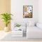 14CT Partial Stamped Embroidery Happy Painting Canvas Chinese Cross Stitch Set