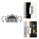 Smart Video Doorbell Bracket Wall Mounted Doorbell Accessory (Transparent) Newly