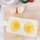 Steamer Tool DIY Microwave Eggs Egg Steamer Draining Egg Boiler Double Cup