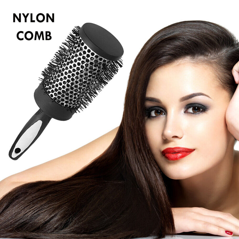 Styling Hair Brush Cylinder Curling Comb Nylon Hairdressing Brushes Hair Tool