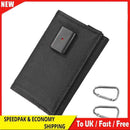 USB Foldable Solar Panel Charger Pack Charging Mobile Power Bank with Carabiner