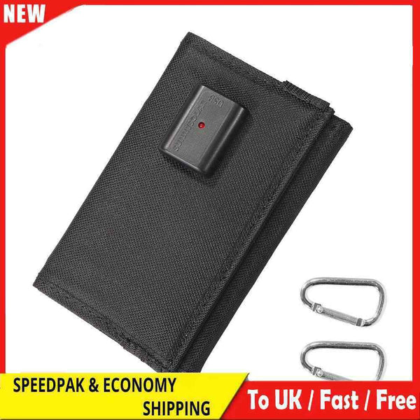USB Foldable Solar Panel Charger Pack Charging Mobile Power Bank with Carabiner