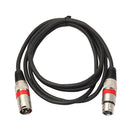 Chidjon 10pcs 3Pin 5.9ft DMX Stage DJ Light Cable Male to Female XLR Connector A
