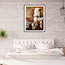 Diamond Painting 5D DIY Cow Calf Full Round Drill Rhinestone Picture Kit Newly