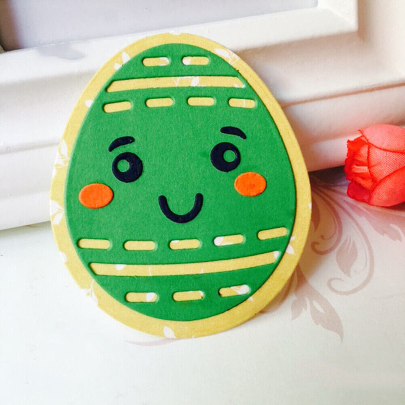 DIY Smile Egg Metal Stencils Scrapbooking Embossing Cutting Die Craft Decor-1996