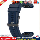 26mm Silicone Watch Band Strap for Garmin Fenix 6X/5X/5X Plus (Dark Blue) Newly