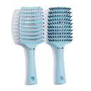 Women Bristle Hairbrush Scalp Massage Comb Wet Curly Hair Detangle Salon Tool