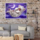 5D Full Round Drill Wall Poster DIY Little Tiger Rhinestone Diamond Painting Kit