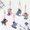 Snow Sports Diamond Painting Keychain DIY Crystal Drill Key Ring (YS014) Newly