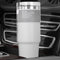 #A Stainless Steel Coffee Mug with Straw Thermal Water Cups Insulated Car Drinkw