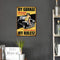 Car Beauty Tin Wall Signs Bar Bedroom Decorative Home Metal Plate Art Poster