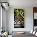 Paint By Numbers Kit DIY Tiger in Leaves Colouring Oil Art Picture Craft