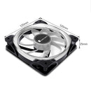 FR-701 PC Case Fan 9 Blade Addressable RGB LED PWM Cooling Fan (Reverse) Newly