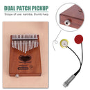 6.35mm Percussion Musical Kalimba Piezo Pickup Thumb Piano Double Patch Pic