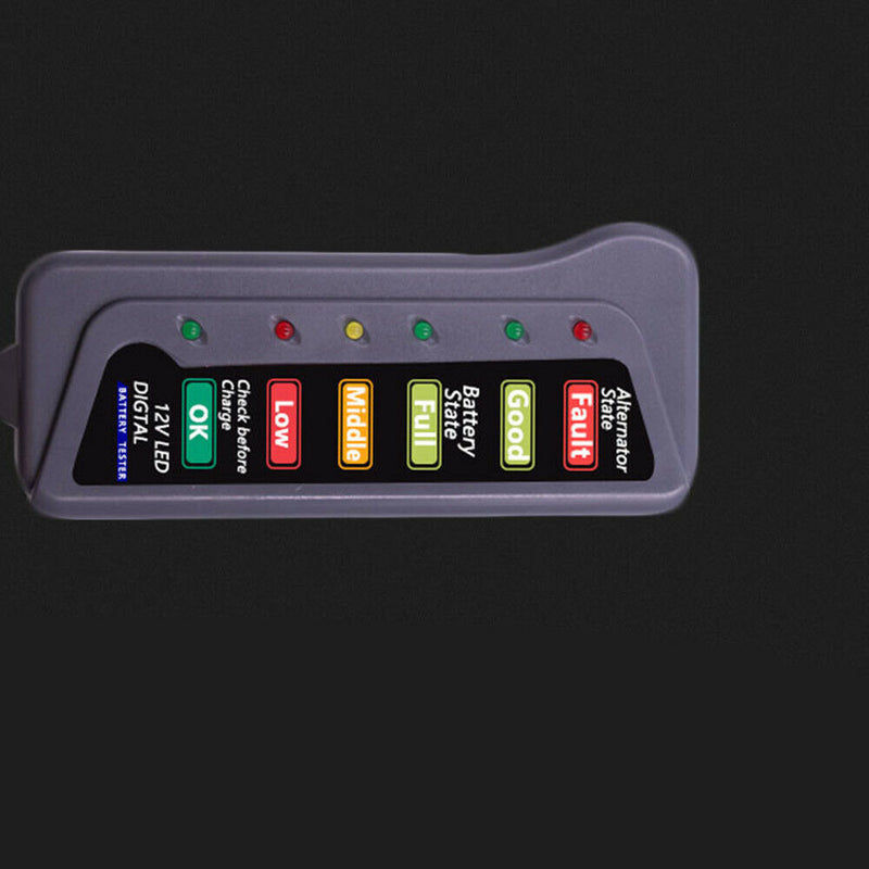 12V Car Battery Condition Tester Digital Alternator Analyzer Diagnostic Tool