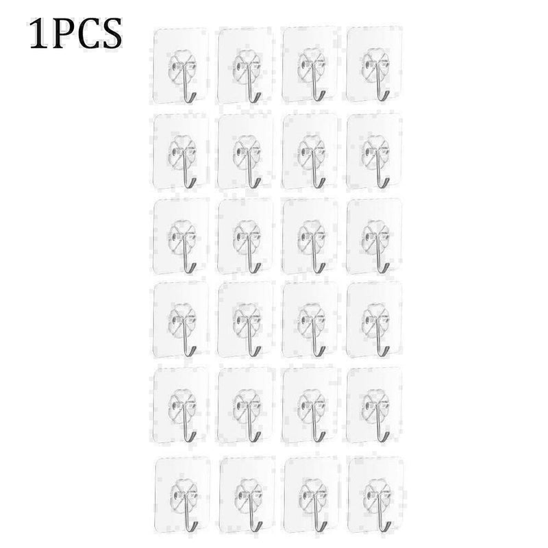 1PC Strong Transparent Suction Cup Sucker Wall Hooks N2W9 M3J9 Kitchen X8A9 R4T1
