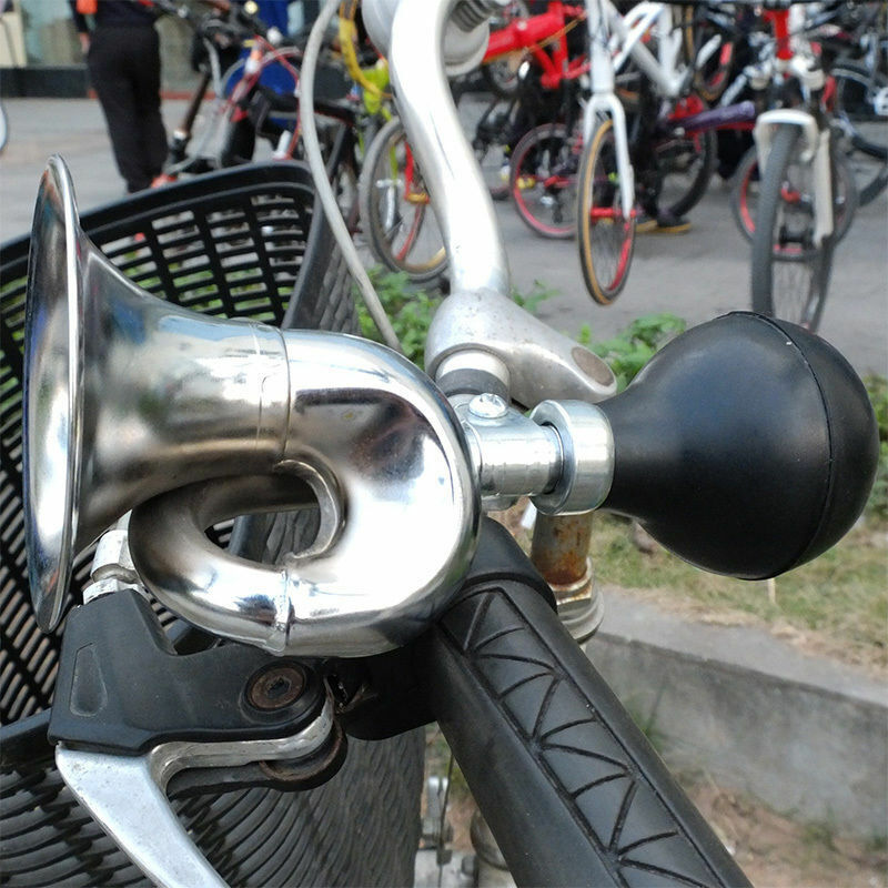 Bicycle Bike Cycling Metal Air Horn Hooter Squeeze Bell 1x Speaker Bugle T hot.