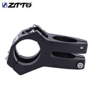 ZTTO Cycling Stem Bicycle Aluminium 31.8mm MTB Bike Handlebar Stem (Black) Newly