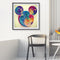 5D DIY Part Drill Special Shape Mouse Rhinestone Diamond Drawing for Bedroom