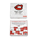 1set Desktop Game Card That's What She Said Paper Card Game for Party Gifts-2300