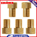 xintiandi Xintain Bicycle Pump Valve Adapter - 5 Piece Copper Presta to Schrad