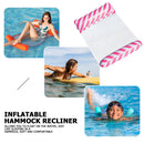 Floating Bed Inflatable Mattress Swimming Pool Beach Water Lounges (Red) Newly