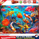 5D DIY Full Drill Diamond Painting Sea Ocean Fish Cross Stitch Embroidery Newly