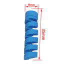 5pcs Bicycle Brake Cable Protector Anti-Friction Protective Cover (Blue) Newly