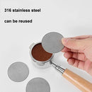 HOMVIDA Espresso Puck Screen 58.5 mm Bottomless Portafilter Lower Shower Scre...