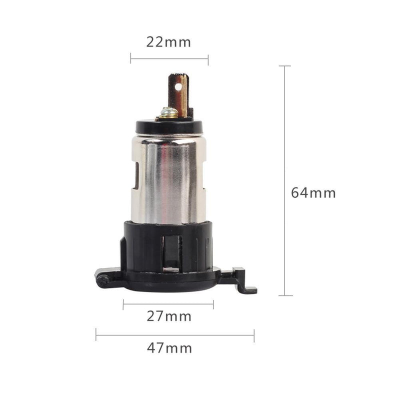 Tuankay Car Cigarette Lighter 12V Outlet Plug Outlet with Waterproof