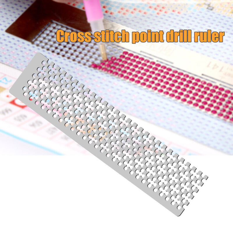 DIY Diamond Painting Tools Square Round Drill Cross Stitch Point Drill Net