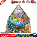 Ogan Pyramid Handmade Crushed Stone Energy Tower Pyramid Jewelry (D) Newly