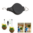 20-90cm Retractable Garden Hanging Basket Pull Down Flowerpot Hanger Hook Newly