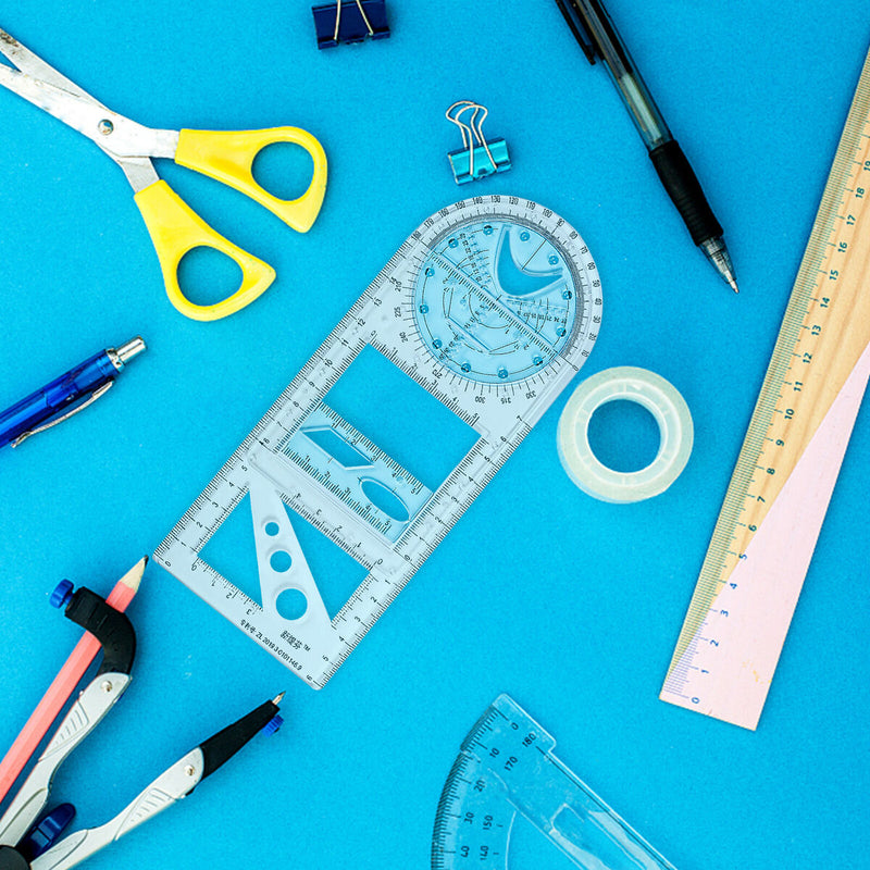 Multifunctional Geometric Ruler Mathematics Drawing Ruler - Junior High Schoo