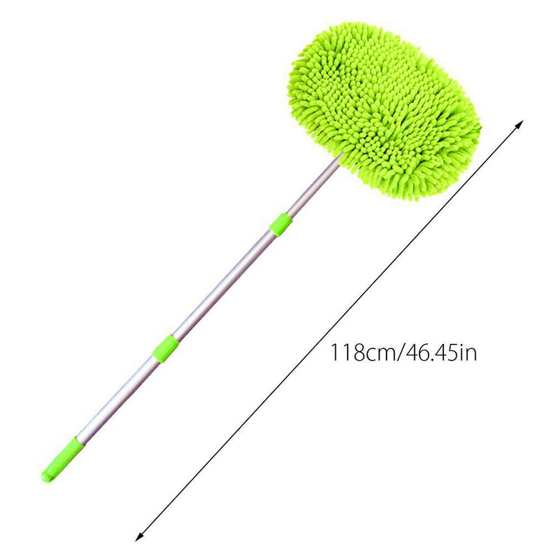 Adjustable Telescopic Car Wash Brush Kit Mop Long Handle Vehicle Cleaning Tool