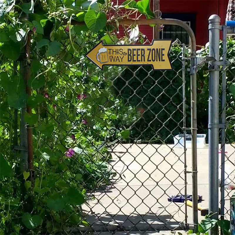 Tin Plates Wall Signs Retro Painting Beer Area Metal Plate Poster for Bar Craft