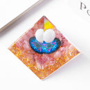 Crystal Orgone Pyramid - Attract Wealth Lucky Home Decor Lucky Crystals
