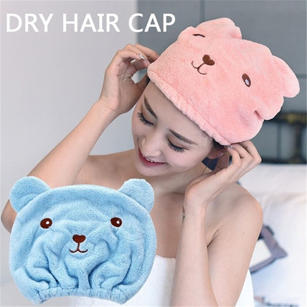 Wrap Hat Hair Towel Quick Drying Wrapped Towel Cap Quickly Dry Hair Hat