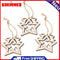 3pcs Nordic Style Wooden DIY Hanging Ornaments Christmas Holiday Decorations
