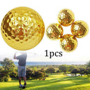 1pcs Golf Ball Electroplated Golf Double-layer Ball Golden Best G9J3 W6Z6