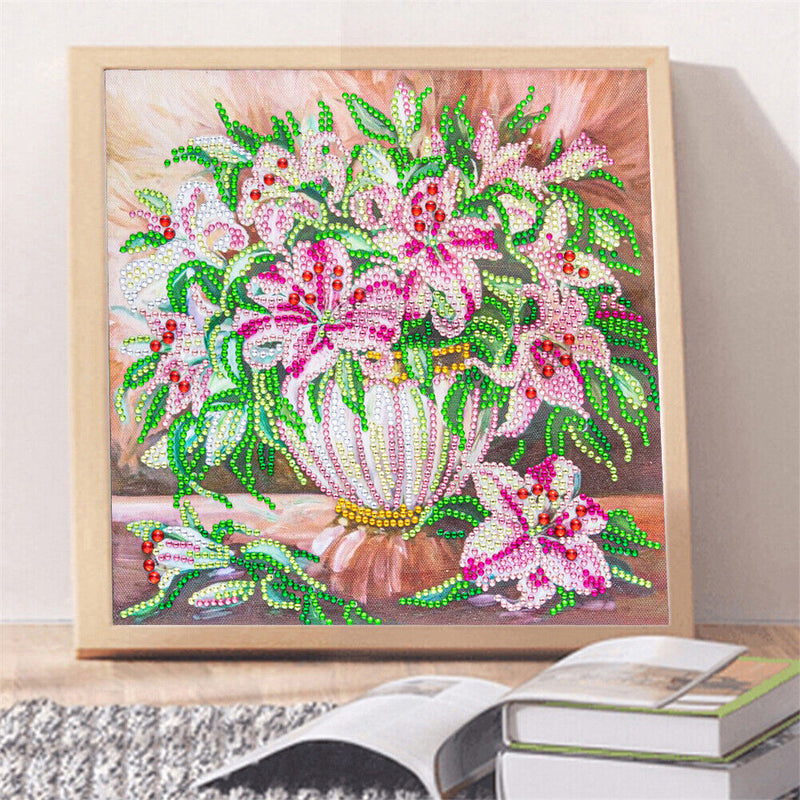 Part Drill Special Shaped DIY Flowers Crystal Rhinestones Diamond Painting