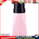 220ml Nail Polish Remover Liquid Bottle Empty Lock Pump Dispenser (Pink) Newly